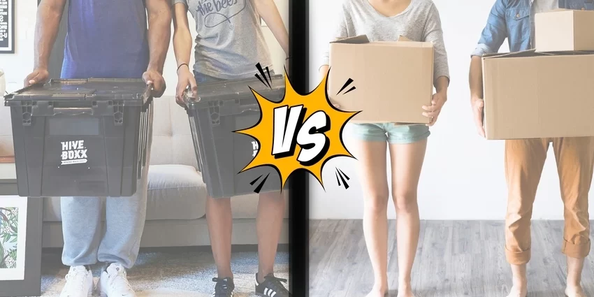 Types of Moving Boxes Explained (Cardboard vs. Plastic)